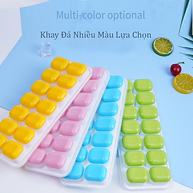 Mua Khay Đá  Khuôn Đá Silicon  Khay Làm Thạch Vỉ 14 Viên Có Nắp Đậy An Toàn Tiện Lợi