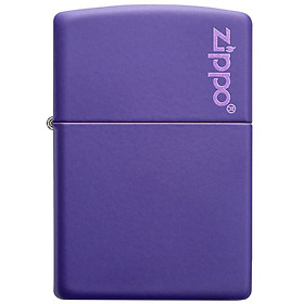 Bật Lửa Zippo 237Zl – Zippo Purple Matte Zippo Logo