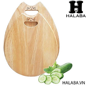 Mua Bộ 2 Cái Thớt Hình Con Mèo Dễ Thương - Gỗ Cao Su Bền Đẹp Sang Trọng Cho Không Gian Bếp