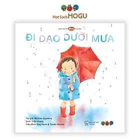 Sách cho bé 1-3 tuổi - Đi dạo dưới mưa (Truyện tranh Ehon Nhật Bản)