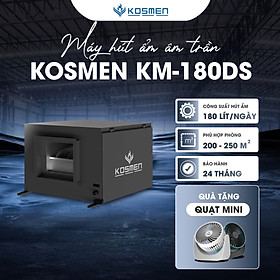 Mua Máy Hút Ẩm Âm Trần Kosmen KM-180DS Công Suất 180 lít/ngày - Hàng Chính Hãng BH 24 tháng