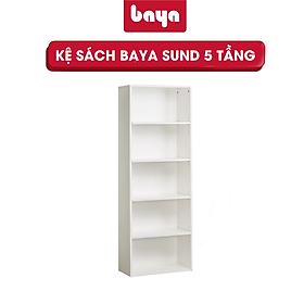 Mua Tủ Kệ Sách Đứng Đa Năng 5 Tầng Hiện Đại BAYA Sund Chất Liệu Gỗ MFC Chắc Chắn Thiết Kế Hình Chữ Nhật Nhiều Màu Sắc Tối Giản Trang Nhã