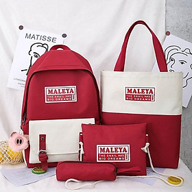 Bộ Balo Thời Trang Maleya 4 Món