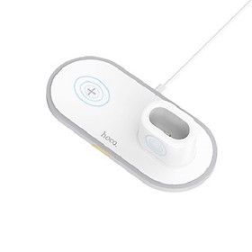 Đế sạc nhanh không dây 3-in-1 CW21 Wisdom (Trắng)- Hàng chính hãng