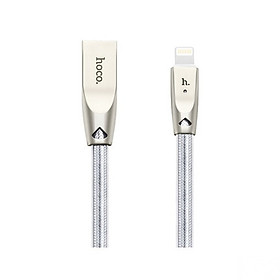 Mua Cáp sạc HoCo U9 cổng Lightning màu bạc (1.2m) - Hàng Nhập Khẩu