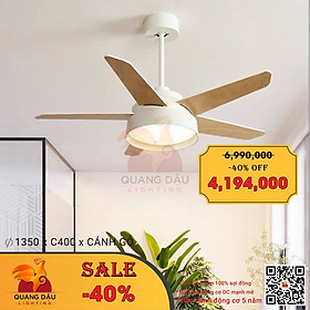 Mua Quạt trần phòng khách có đèn