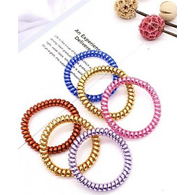 Hộp 10 Dây Cột Tóc Lò Xo Đủ Màu Hili HL700009