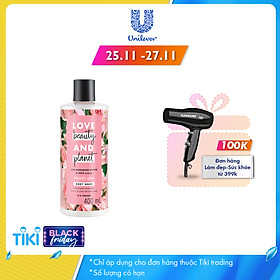 Sữa Tắm Làm Sáng Da Love Beauty And Planet Majectic Glow 400ml