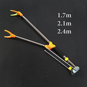 Chống cần câu tay giá đỡ cần câu cá 1m7-2m1-2m4 siêu bền PK12