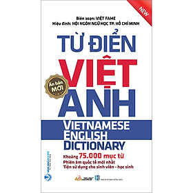 [Download Sách] Từ Điển Việt Anh khoảng 75.000 Mục Từ (Tái Bản)