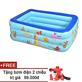 Mua Bể Bơi Phao Bơi Trẻ Em 1M5 Tặng Kèm Bơm Điện Đa Năng