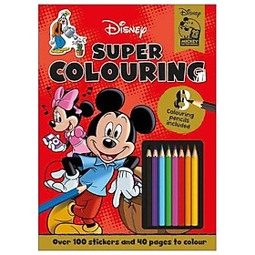Hình ảnh Disney Classics - Mickey Mouse: Super Colouring (Colouring Time Xtra Disney)