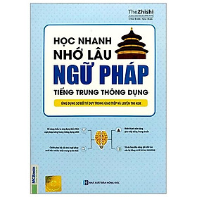 Sách Học Nhanh Nhớ Lâu Ngữ Pháp Tiếng Trung Thông Dụng - Ứng Dụng Sơ Đồ Tư Duy Trong Giao Tiếp Và Luyện Thi HSK