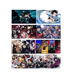 Poster 8 tấm A4 Kimetsu No Yaiba Thanh Gươm Diệt Quỷ anime tranh treo album ảnh in hình đẹp (MẪU GIAO NGẪU NHIÊN)