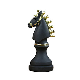 Chess Pieces Statue Sculpture Ornament Collectible Figurine Craft Furnishing for  Decoration Office Desk Table  Cabinet Arrangement Gift - Black Horse Shape