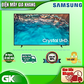 Smart Tivi Samsung 4K 43 inch UA43BU8000 - Hàng chính hãng (chỉ giao HCM)