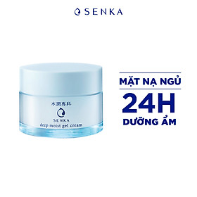 Mặt Nạ Ngủ Cấp Ẩm Chuyên Sâu Dạng Gel Senka Deep Moist Gel Cream 50g