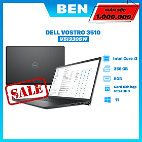 Mua Laptop Dell Vostro 3510 V5I3305W (Core i3-1115G4/ 8GB/ 256GB/ 15.6 FHD/ Win11 + Office) - Hàng Chính Hãng