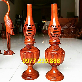 Mua đèn dầu gỗ hương 40cm