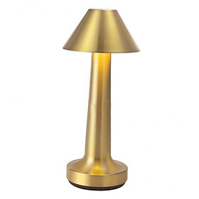 2xMushroom Shape  Desk Lamp Bar Table Lamp  3W Golden