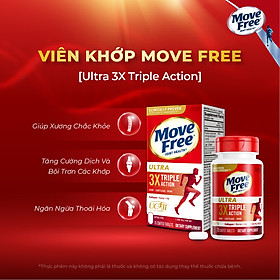 Move Free Mỹ Viên Uống Khớp Move Free Ultra 3X Triple Action 75 Viên Chính