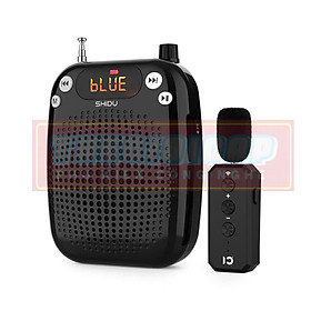 Mua Máy Trợ Giảng UHF SHIDU SD-S611 Kèm Micro Không Dây Cài Áo Cầm Tay SHIDU U66 - Hàng Chính Hãng