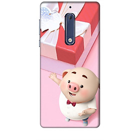 Ốp lưng dành cho điện thoại NOKIA 5 Heo Con Đòi Quà
