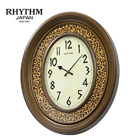 Đồng hồ treo tường Nhật Bản RHYTHM CMG757NR07, Kt 55.0 x 68.5 x 10.0cm, 5.3kg, Vỏ nhựa