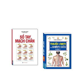 Combo 2 cuốn Cẩm Nang Sức Khỏe: Sổ Tay Mạch Chuẩn + Thuốc nam và châm cứu - Phần Y_Tặng Bookmark