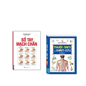 Combo 2 cuốn Cẩm Nang Sức Khỏe:  Sổ Tay Mạch Chuẩn + Thuốc nam và châm cứu - Phần Y_Tặng Bookmark