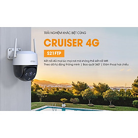 Camera Wifi imou dùng sim 4G - S21FTP IMOU Cruiser 4G - Hàng chính hãng