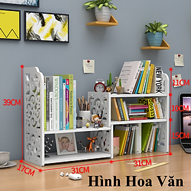 Mua Kệ sách để bàn bằng gỗ nhựa PVC xinh xắn và tiện nghi HD00006