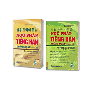 Sách Combo Ngữ Pháp Tiếng Hàn Thông Dụng - Sơ Cấp + Trung Cấp