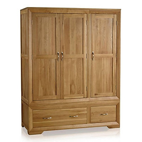 Mua Tủ Áo 3 Cánh Bevel Gỗ Sồi IBIE