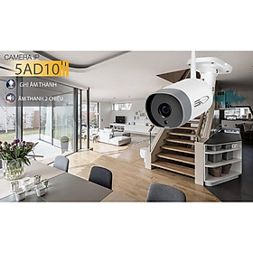 Mua TRỌN BỘ 8 KÊNH CAMERA THÔNG MINH IP 5A D10 CỦA MỸ