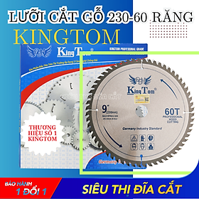 Mua Lưỡi Cưa - Lưỡi Cắt Gỗ Cao Cấp 230-60 Răng KingTom - Chuyên Gỗ Cứng  Gỗ Có Đinh