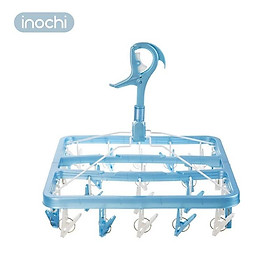 Mua Móc chùm treo quần áo vuông gập inochi Hara phơi tất quần áo lót trẻ em người lớn