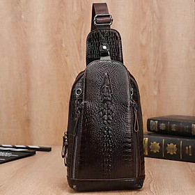 Túi đeo chéo nam DA BÒ THẬT phong cách mới - BEE GEE DCN9368