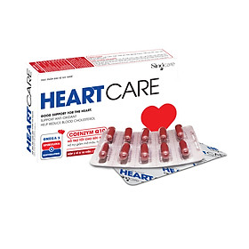 TPBVSK HEART CARE - HỖ TRỢ GIẢM MỠ MÁU, HẠN CHẾ XƠ VỮA ĐỘNG MẠCH, TỐT CHO SỨC KHOẺ TIM MẠCH (3 VỈ X 10 VIÊN)