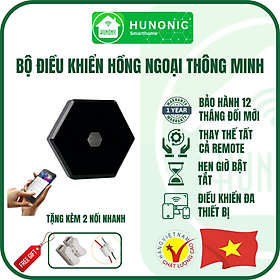 Bộ điều khiển hồng ngoại thiết bị tivi, điều hoà, dàn âm thanh, đầu KTS, quạt… từ xa qua điện thoại-Hàng Chính Hãng