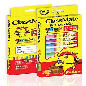 Bút sáp dầu cao cấp CLASSMATE 12 18 24 màu CL-OP101 OP102 OP103