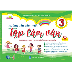 Hình ảnh Sách Hướng dẫn cách viết TẬP LÀM VĂN Lớp 3 - Kết nối tri thức với cuộc sống - Cả năm (1 cuốn) - BẢN QUYỀN