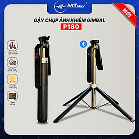 Mua Gậy Selfie Khiêm Gimbal P180 Mới Nhất 2024 - Chụp Ảnh Từ Xa Bằng Điều Khiển Bluetooth Xoay 360 Độ Phù Hợp Với Nhiều Thiết Bị Chiều Dài Tối Đa 1m8 hàng chính hãng