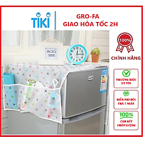 Tấm Phủ Tủ Lạnh, Máy Giặt, Lò Vi Sóng Bảo Vệ Tủ Chống Bụi Bẩn, Chống Thấm Nước Có Túi Bên Hông Đựng Đồ Tiện Lợi - Chính Hãng ( Giao mẫu ngẫu nhiên)