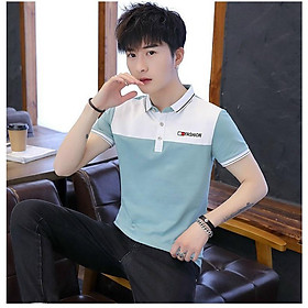 Áo thun polo nam có cổ tay ngắn 4 màu đẹp chất thun cotton 4c thoải mái thoáng mát - ATN29