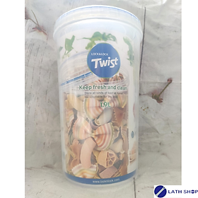 Mua Hộp Bảo Quản Thực Phẩm Twist Lock&Lock Chất Liệu Nhựa PP  Nắp Có Ron Silicon LLS143-1.9L - Hàng Chính Hãng