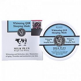Mặt nạ ngủ dưỡng trắng và trẻ hóa da Whitening Q10 Scentio Milk Plus 4.5g