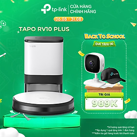 Robot Hút Bụi Và Lau Nhà + Dock Tự Động Đổ Rác Thông Minh TP-Link Tapo RV10 Plus - Hàng Chính Hãng