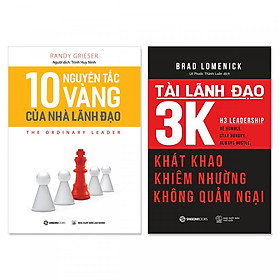 Nơi bán Combo 2 cuốn: 10 Nguyên Tắc Vàng Của Nhà Lãnh Đạo, Tài Lãnh Đạo 3K  - Giá Từ -1đ