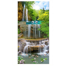 Mua Tranh dán tường khổ dọc cảnh thác nước tuyệt đẹp LV-0154